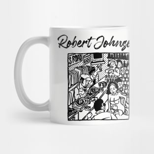 johnson vinyl store Mug